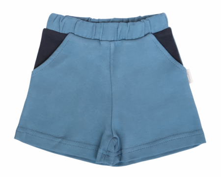 Mamatti Bavlněné kraťásky Vesmír - modré, vel. 80, 80 (9-12m)