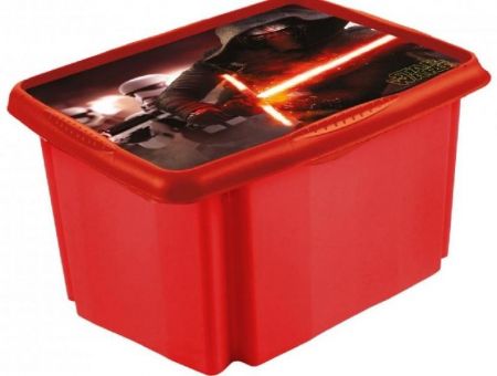 Keeeper Box na hračky Star Wars 45 l - červený