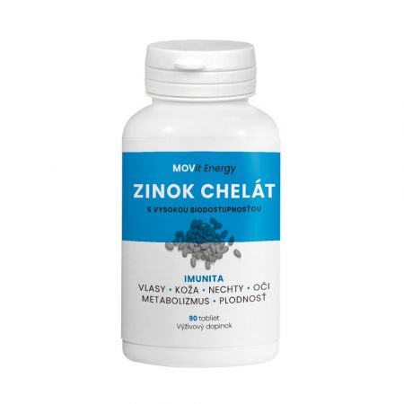 Zinek Chelát 15 mg MOVit Energy 90 tablet