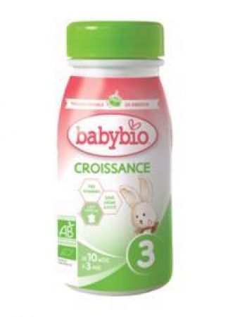 BABYBIO Croissance 3 tekuté kojenecké bio mléko (0,25 l)