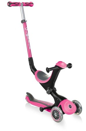 GLOBBER - koloběžka Master Prime Black - Neon Pink