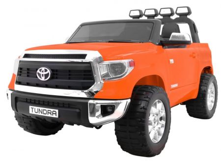 Ramiz Elektrické autíčko Dvoumístná Toyota Tundra 24V XXL, 2.4GHz, EVA kola oranžová