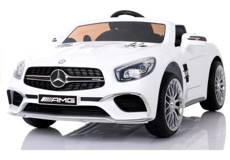 HračkyZaDobréKačky Elektrické autíčko Mercedes-Benz SL65 AMG bílé