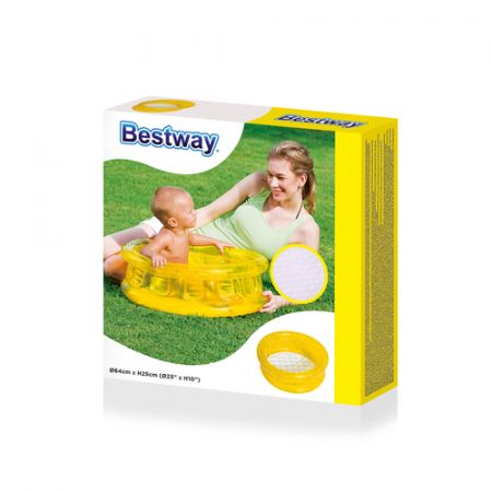 BESTWAY 51112 - Nafukovací bazének 64 cm žlutý