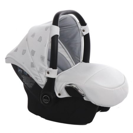 Autosedačka Junama BabySchild Glow - 03 White/Silver