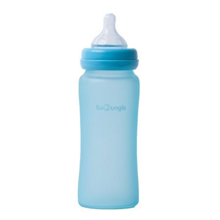 Bo Jungle skleněná láhev s úchyty B-Thermo 300 ml - Turquoise