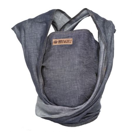 ByKay šátek WOVEN WRAP DeLuxe (vel. 7) - Dark Jeans