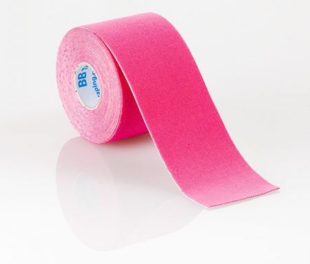 BB Tape Kineziologický tejp ICE silk - růžová 5 cm x 5 m