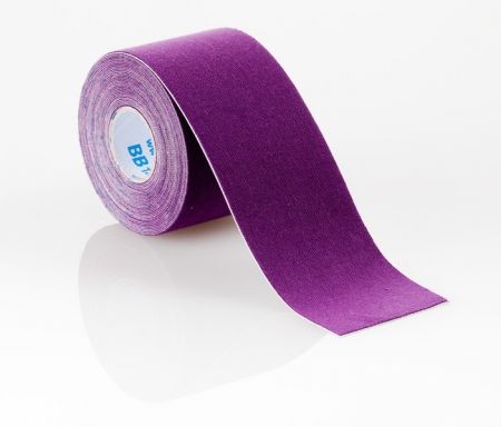 BB Tape Kineziologický tejp ICE silk - fialová 5 cm x 5 m