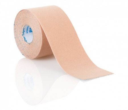BB Tape Kineziologický tejp ICE silk - béžová 5 cm x 5 m