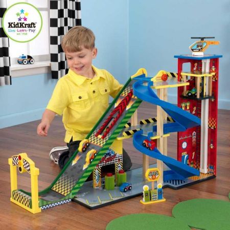 KidKraft Mega rampa pro závodní autíčka