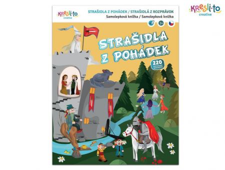 Kresli.to Strašidla z pohádek - samolepková knížka