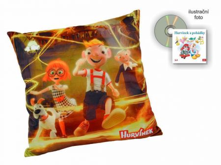 Moravská ústředna Polštář Hurvínek 30 x 30 s audio CD Muzeum