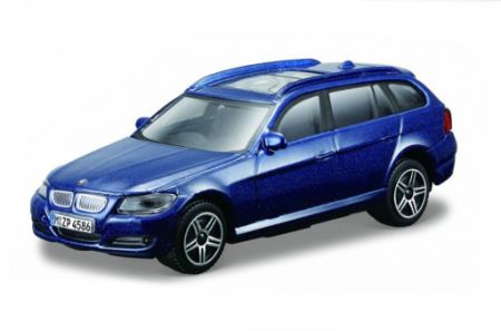 Bburago BMW 3 Series Touring, modré 1:43
