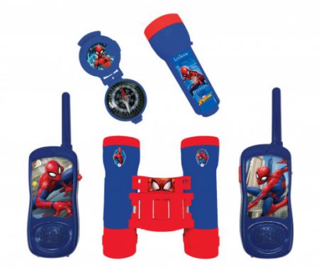 Lexibook Spiderman - vysílačky, dalekohled, baterka