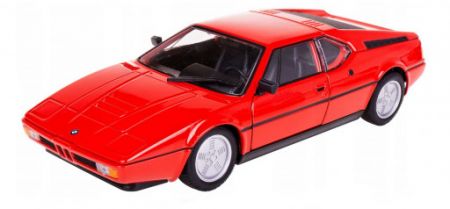Welly BMW M1, červené 1:24
