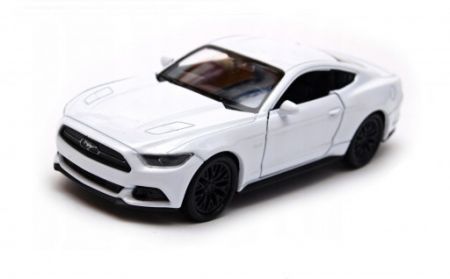 Welly Ford 2015 Mustang GT, bílý 1:34-39