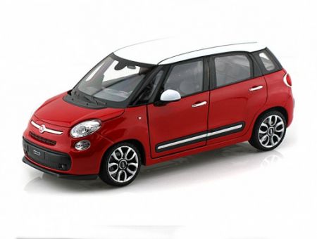 Welly Fiat 500L 2013, Červený 1:24