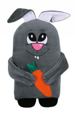 Bellatex tvarovaný polštářek Zajíček 45x40 cm