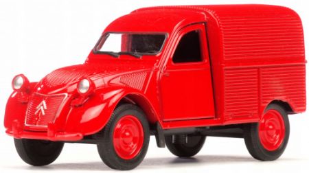 Welly Citroën 2CV Fourgonnette, red 1:34-39