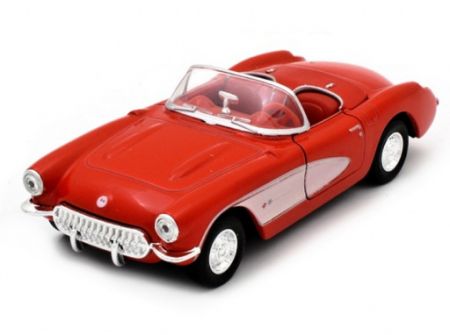 Welly Chevrolet Corvette convertible (1957), Červená 1:34-39