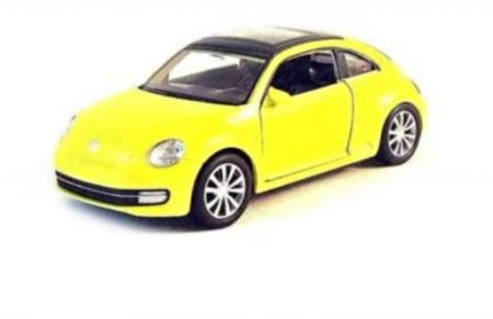 Welly Volkswagen The Beetle, Žlutý 1:34-39