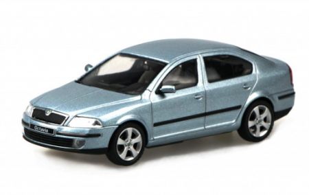 Abrex Škoda Octavia II (2004) Šedá Stone Metalíza 1:43