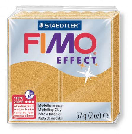 Staedtler FIMO efekt metalická zlatá 57g