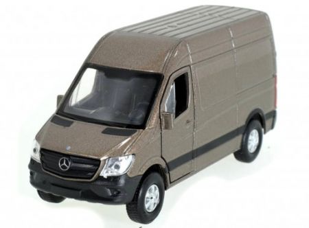 Welly Mercedes Benz Sprinter Panel Van, hnědý 1:34-39