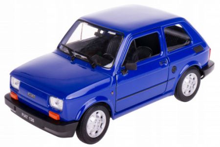 Welly Fiat 126 Modrý 1:21
