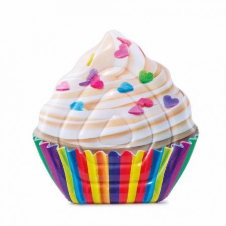 Intex Nafukovací lehátko, Cupcake 142x135 cm 