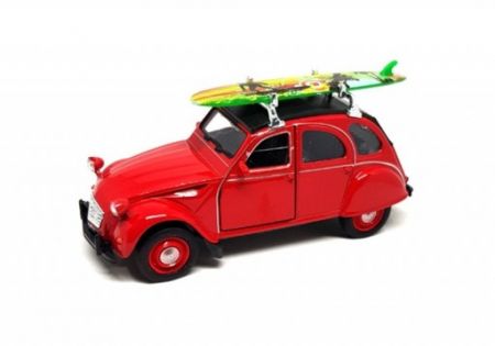 Welly Citroën 2CV Surf, red 1:34-39