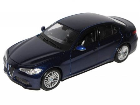 Bburago Alfa Romeo Giulia (2016) Modrá 1:24