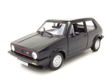 Bburago VW Golf MK1 1974 černý 1:24