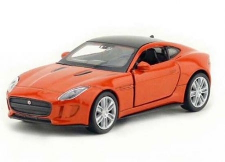 Welly Jaguar F-Type Coupe Oranžový 1:34-39