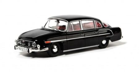 Abrex Tatra 603 (1969) Černá - Červený Interiér 1:43