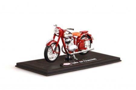 Jawa 250 Pérák (1948) Tmavě červená 1:18