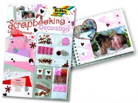 Folia Sada na scrapbooking- láska