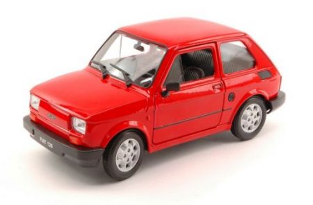 Welly Fiat 126 Červený 1:21