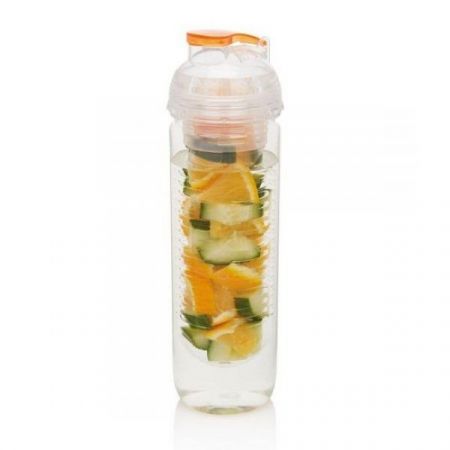 Láhev na ovocnou vodu 700 ml., Oranžová