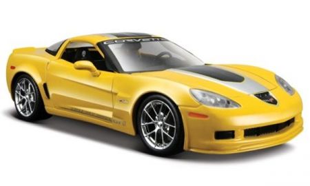 Maisto Corvette Z06 GT1 Commemorative Editi (2009), Žlutá 1:24