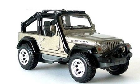 Maisto Jeep Wrangler Rubicon, Hnědý 1:35