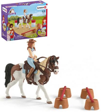 SCHLEICH Westernová jízda set figurka s koněm a doplňky plast