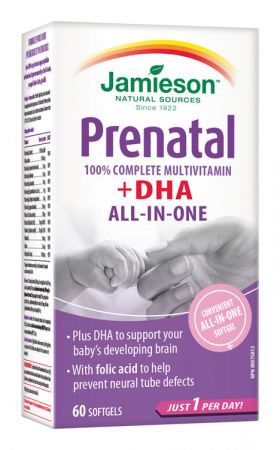 JAMIESON - Prenatal Complete multivitamín s DHA a EPA 60 cps