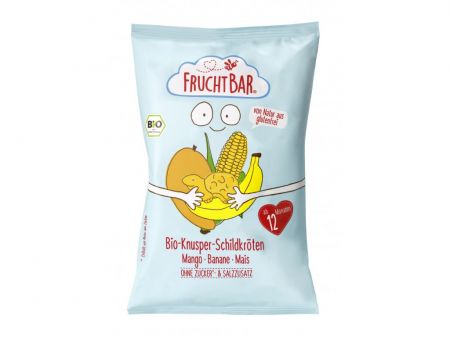 FRUCHTBAR BIO Křupky Želvy - Kukuřice, mango a banán