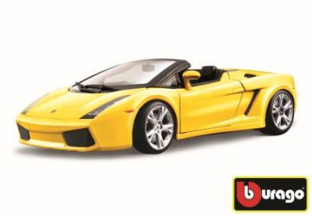 Bburago Lamborghini Gallardo Spyder metalíza žlutá 1:18 - II.jakost