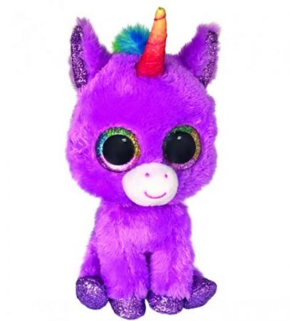 Beanie Boos ROSETTE - fialový jednorožec 15 cm