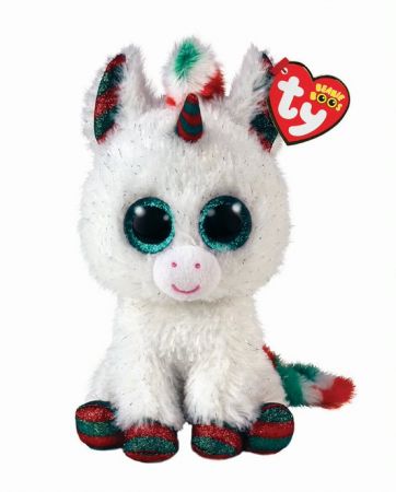 Beanie BOOS SNOWFALL, 15 cm - jednorožec