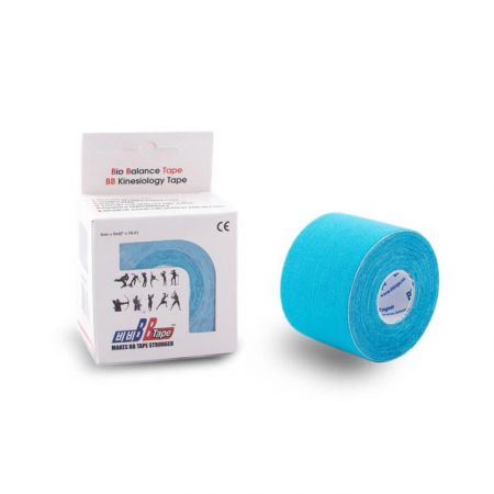 BB Tape kineziologický tejp s turmalínem - 5 m x 5 cm, Barva: modrá
