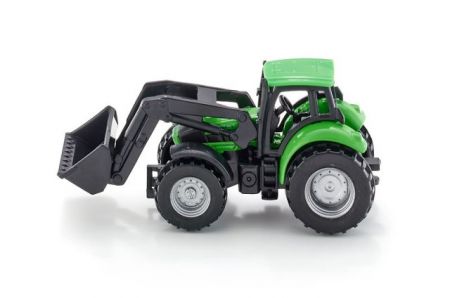 SIKU Blister - traktor Deutz-Fahr s předním nakladačem